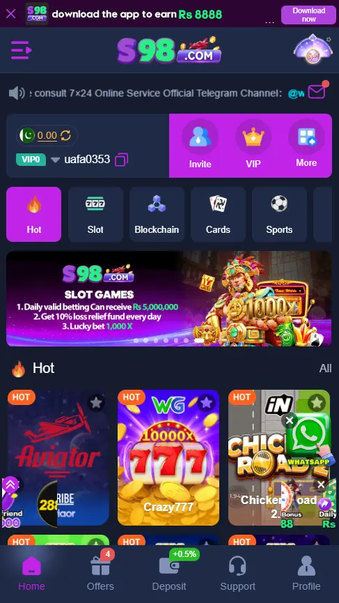 s98 game